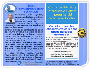 FLYER CORSO CONSULENZA LO PSICOLOGO ONLINE 2017 FACEBOOK
