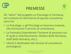 ES CONTENUTI CORSO PSIC FARM #1