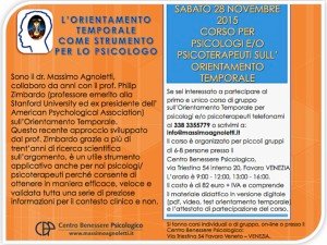 CORSO 1° GRUPPO ORIENTAMENTO TEMPORALE 28112015