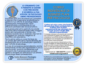 CORSO BUSINESS PLAN PER PSICOLOGI FACEBOOK FLYER PNG
